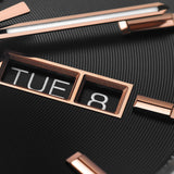  Shop Authentic Tag Heuer Carrera Day Date Black Dial Black Leather Strap Watch for Men - WBN2013.FC6503 - Luxxuri