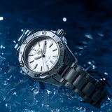  Shop Authentic Tag Heuer Aquaracer Professional 200 Quartz White Dial Silver Steel Strap Watch for Women - WBP1411.BA0622 - Luxxuri