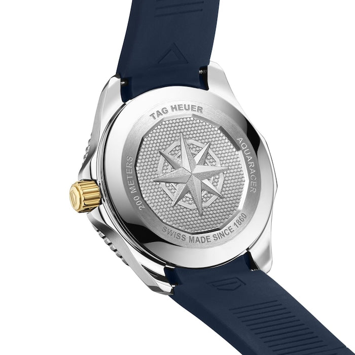 Shop Authentic Tag Heuer Aquaracer Professional 200 Automatic Blue Dial Blue Rubber Strap Watch for Men - WBP2150.FT6210 - Luxxuri