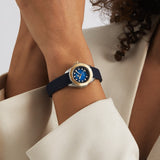  Shop Authentic Tag Heuer Aquaracer Professional 200 Automatic Diamonds Blue Dial Blue Rubber Strap Watch for Women - WBP2450.FT6215 - Luxxuri