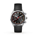  Shop Authentic Tag Heuer Carrera Chronograph Black Dial Black Leather Strap Watch for Men - CBN201C.FC6542 - Luxxuri