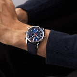  Shop Authentic Tag Heuer Carrera Chronograph Blue Dial Blue Leather Strap Watch for Men - CBN201D.FC6543 - Luxxuri