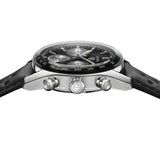  Shop Authentic Tag Heuer Carrera Automatic Chronograph Black Dial Black Leather Strap Watch for Men - CBS2210.FC6534 - Luxxuri