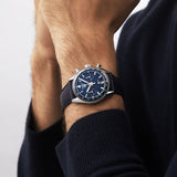  Shop Authentic Tag Heuer Carrera Chronograph Blue Dial Blue Leather Strap Watch for Men - CBS2212.FC6535 - Luxxuri