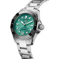  Shop Authentic Tag Heuer Aquaracer Professional 300 Automatic Diamonds Green Dial Silver Steel Strap Watch for Women - WBP231K.BA0618 - Luxxuri