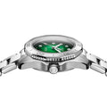  Shop Authentic Tag Heuer Aquaracer Professional 200 Automatic Diamond Green Dial Silver Steel Strap Watch for Women - WBP2415.BA0622 - Luxxuri