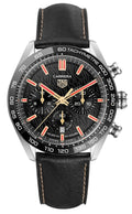  Shop Authentic Tag Heuer Carrera Year of The Rabbit Automatic Chronograph Black Dial Black Leather Strap Watch for Men - CBN2A1L.FC6521 - Luxxuri