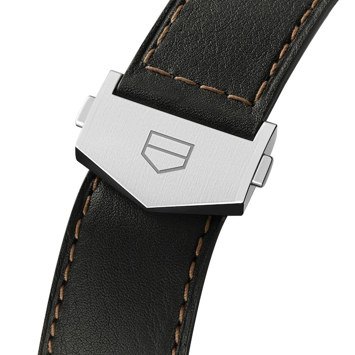  Shop Authentic Tag Heuer Carrera Year of The Rabbit Automatic Chronograph Black Dial Black Leather Strap Watch for Men - CBN2A1L.FC6521 - Luxxuri