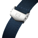  Shop Authentic Tag Heuer Carrera Skipper Automatic Chronograph Blue Dial Blue Nylon Strap Watch for Men - CBS2213.FN6002 - Luxxuri