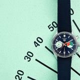  Shop Authentic Tag Heuer Carrera Skipper Automatic Chronograph Blue Dial Blue Nylon Strap Watch for Men - CBS2213.FN6002 - Luxxuri