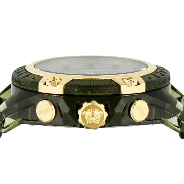  Shop Authentic Versace Icon Active Chronograph Gold Dial Black Silicone Strap Watch For Men - VEZ700321 - Luxxuri