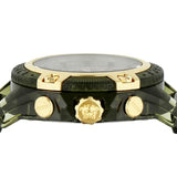  Shop Authentic Versace Icon Active Chronograph Gold Dial Black Silicone Strap Watch For Men - VEZ700321 - Luxxuri