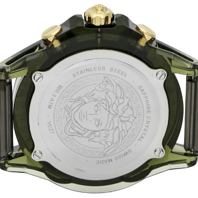  Shop Authentic Versace Icon Active Chronograph Gold Dial Black Silicone Strap Watch For Men - VEZ700321 - Luxxuri