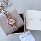  Shop Authentic Michael Kors Darci Silver Dial Two Tone Steel Strap Watch for Women - MK3298 - Luxxuri