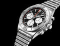  Shop Authentic Breitling Chronomat B01 42mm Black Dial Silver Steel Strap Watch for Men - AB0134101B1A1 - Luxxuri