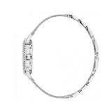  Shop Authentic Guess Chelsea Mother of Pearl White Dial Silver Mesh Strap Watch For Women - W0647L1 - Luxxuri