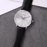  Shop Authentic Calvin Klein High Noon Quartz White Dial Black Leather Strap Watch for Men - K8M211C6 - Luxxuri
