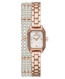  Shop Authentic Emporio Armani Giola White Mother of Pearl Dial Rose Gold Steel Strap Watch For Women - AR11147 - Luxxuri