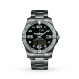  Shop Authentic Breitling Aerospace Evo Black Dial Silver Steel Strap Watch for Men - E79363101B1E1 - Luxxuri