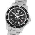  Shop Authentic Breitling Superocean II 44mm Black Dial Black Steel Strap Watch for Men - A17392D71B1A1 - Luxxuri