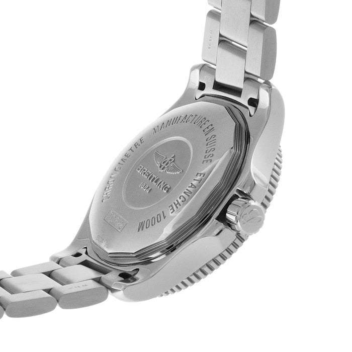  Shop Authentic Breitling Superocean II 44mm Black Dial Black Steel Strap Watch for Men - A17392D71B1A1 - Luxxuri