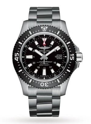  Shop Authentic Breitling Superocean II Special 44mm Black Dial Silver Steel Strap Watch for Men - Y1739310/BF45/162A - Luxxuri