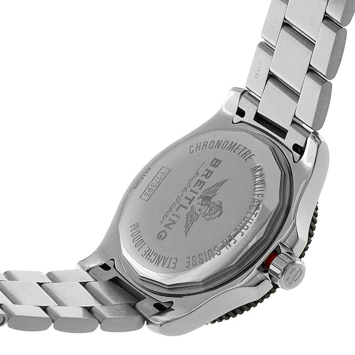  Shop Authentic Breitling Superocean II Special 44mm Black Dial Silver Steel Strap Watch for Men - Y1739310/BF45/162A - Luxxuri