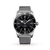  Shop Authentic Breitling Superocean Heritage B20 Automatic 46 Black Dial Silver Mesh Bracelet Watch for Men - AB2020121B1A1 - Luxxuri