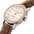  Shop Authentic Breitling Navitimer Automatic 38mm Leather Strap Mens Watch - A17325211G1P1 - Luxxuri