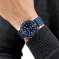  Shop Authentic Breitling Superocean 44mm Automatic Blue Dial Blue Rubber Strap Watch for Men - A17367D81C1S2 - Luxxuri