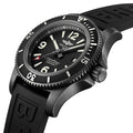  Shop Authentic Breitling Superocean Automatic 46mm Black Dial Black Rubber Strap Watch for Men - M17368B71B1S1 - Luxxuri