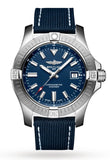  Shop Authentic Breitling Avenger Automatic 43mm Blue Dial Blue Nylon Strap Watch for Men - A17318101C1X2 - Luxxuri