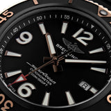  Shop Authentic Breitling Superocean Automatic 46mm Black Dial Black Rubber Strap Watch for Men - U17368221B1S1 - Luxxuri