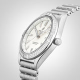  Shop Authentic Breitling Chronomat Automatic 36 Diamonds White Dial Silver Steel Strap Watch for Women - A10380591A1A1 - Luxxuri