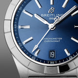  Shop Authentic Breitling Chronomat 32 Blue Dial Silver Steel Strap Watch for Women - A77310101C1A1 - Luxxuri