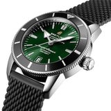  Shop Authentic Breitling Superocean Heritage B20 Automatic 42 Green Dial Black Mesh Bracelet Watch for Women - AB2010121L1S1 - Luxxuri