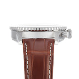  Shop Authentic Breitling Navitimer B01 Chronograph 41 Green Dial Brown Leather Strap Watch for Men - AB0139211L1P1 - Luxxuri