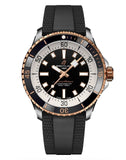  Shop Authentic Breitling Superocean Automatic 42mm 18K Red Gold & Black Dial Black Rubber Strap Watch for Men - U17375211B1S1 - Luxxuri