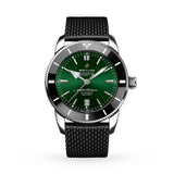  Shop Authentic Breitling Superocean Heritage B20 Automatic 46 Green Dial Black Mesh Bracelet Watch for Men - AB2020121L1S1 - Luxxuri