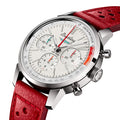  Shop Authentic Breitling Top Time B01 Ford Thunderbird White Dial Red Leather Strap Watch for Men - AB01766A1A1X1 - Luxxuri