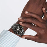  Shop Authentic Movado Heritage Calendoplan Chronograph Black Dial Black Steel Strap Watch For Men - 3650125 - Luxxuri