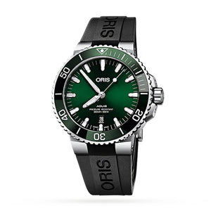  Shop Authentic Oris Aquis Date Green Dial Black Rubber Strap Watch for Men - 0173377304157-0742464EB - Luxxuri