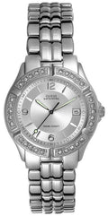  Shop Authentic Guess Water Pro Diamonds Silver Dial Silver Steel Strap Watch For Women - G75511M - Luxxuri