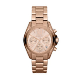  Shop Authentic Michael Kors Bradshaw Chronograph Rose Gold Dial Rose Gold Steel Strap Watch for Women - MK5799 - Luxxuri