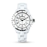  Shop Authentic Chanel J12 Ceramic White Dial White Steel Strap Watch for Women - J12 H0968 - Luxxuri