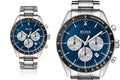  Shop Authentic Hugo Boss Chronograph Blue Dial Silver Steel Strap Watch for Men - 1513630 - Luxxuri