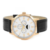 Shop Authentic Guess Delancy Quartz Silver Dial Black Leather Strap Watch For Men - W0870G2 - Luxxuri