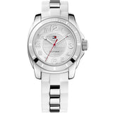  Shop Authentic Tommy Hilfiger K2 White Dial White Rubber Strap Watch for Women - 1781306 - Luxxuri