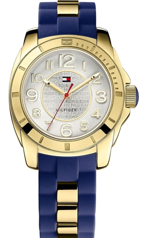  Shop Authentic Tommy Hilfiger White Dial Two Tone Steel Strap Watch for Women - 1781307 - Luxxuri