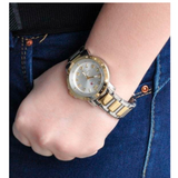  Shop Authentic Tommy Hilfiger Damen Silver Dial Two Tone Steel Strap Watch for Women - 1781398 - Luxxuri